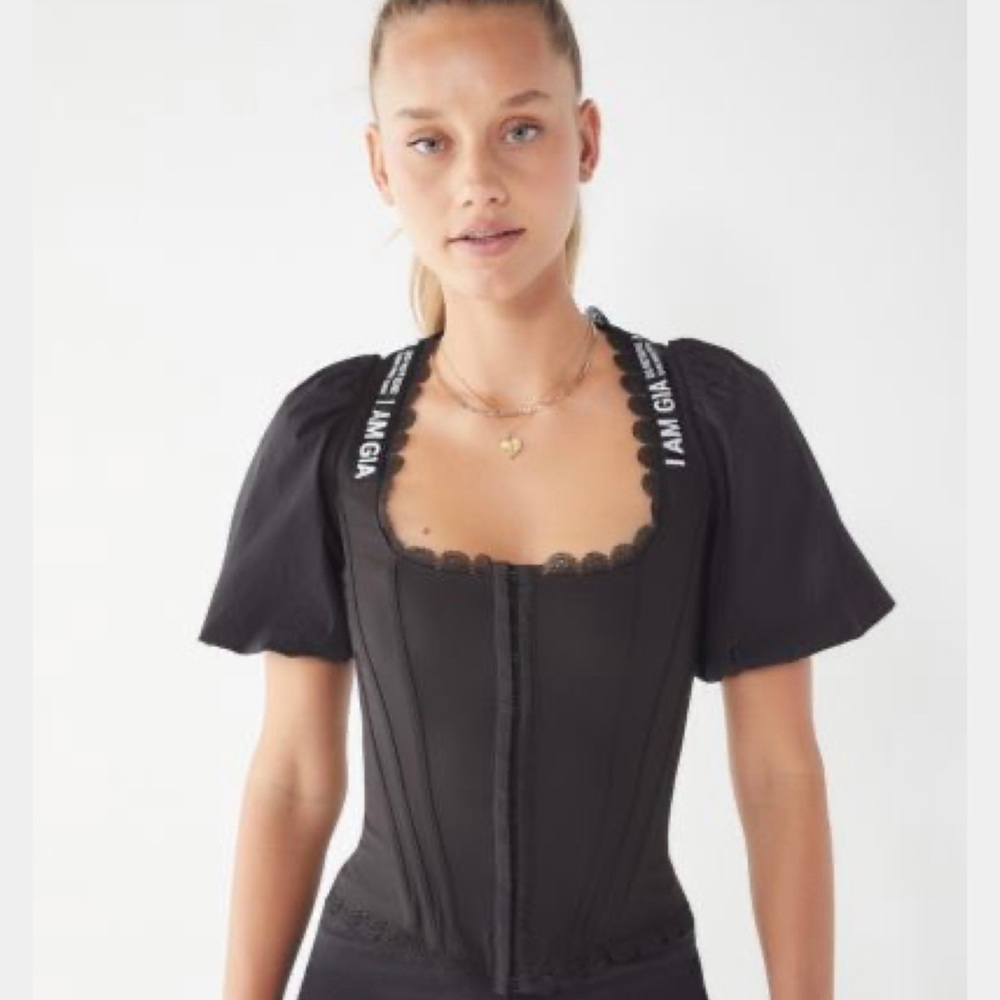 I.AM.GIA Chelsey Corset Top in Black